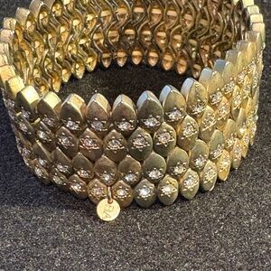 Elegant Gold and Silver Bracelet